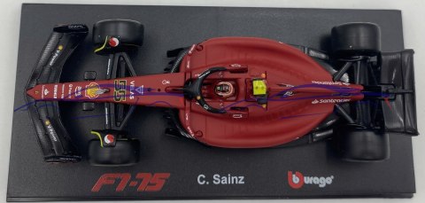 F1 FERRARI F1-75 2022 Sainz 15 KASK BBurago 1:43 F1 FERRARI F1-75 2022 Sainz 15 KASK BBurago 1:43
