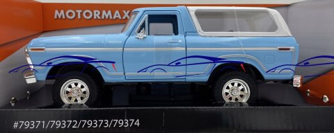 Ford Bronco (hard top) 1978 1:24 Motormax 79373 Ford Bronco (hard top) 1978 1:24 Motormax 79373