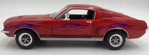 Ford MUSTANG GT 1967 red model 22522 Welly 1:24 Ford MUSTANG GT 1967 red model 22522 Welly 1:24