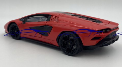 LAMBORGHINI Countach LP800-4 S 24114 WELLY 1:24 LAMBORGHINI Countach LP800-4 S 24114 WELLY 1:24