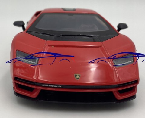 LAMBORGHINI Countach LP800-4 S 24114 WELLY 1:24 LAMBORGHINI Countach LP800-4 S 24114 WELLY 1:24