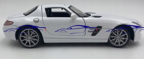 MERCEDES AMG SLS samochód model 24025 Welly 1:24 MERCEDES AMG SLS samochód model 24025 Welly 1:24