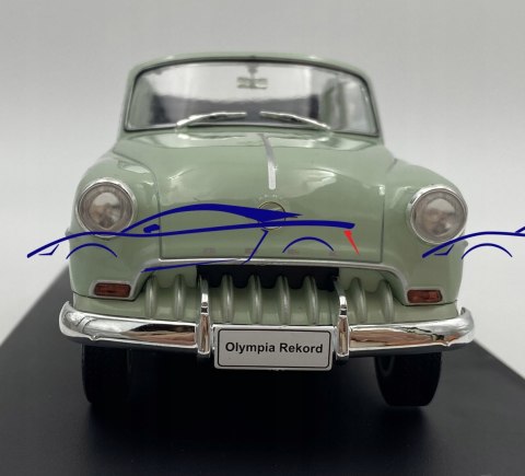 Opel Olympia Rekord model 124120 WhiteBox 1:24 Opel Olympia Rekord model 124120 WhiteBox 1:24