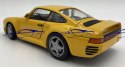 PORSCHE 959 yellow 24076 WELLY 1:24