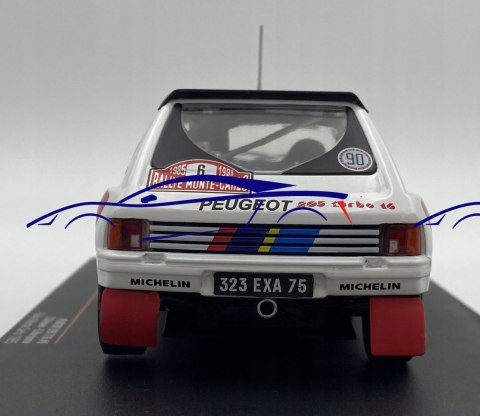 Peugeot 205 T16 #6 T.Salonen M.Carlo 1985 IXO 1:24 Peugeot 205 T16 #6 T.Salonen M.Carlo 1985 IXO 1:24