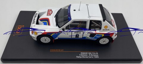 Peugeot 205 T16 #6 T.Salonen M.Carlo 1985 IXO 1:24 Peugeot 205 T16 #6 T.Salonen M.Carlo 1985 IXO 1:24