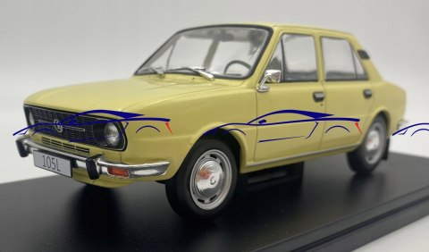 Skoda 105L 1976 model 124163 WhiteBox 1:24 Skoda 105L 1976 model 124163 WhiteBox 1:24