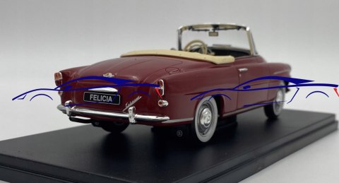 Skoda Felicia cabrio model 124154 WhiteBox 1:24 Skoda Felicia cabrio model 124154 WhiteBox 1:24