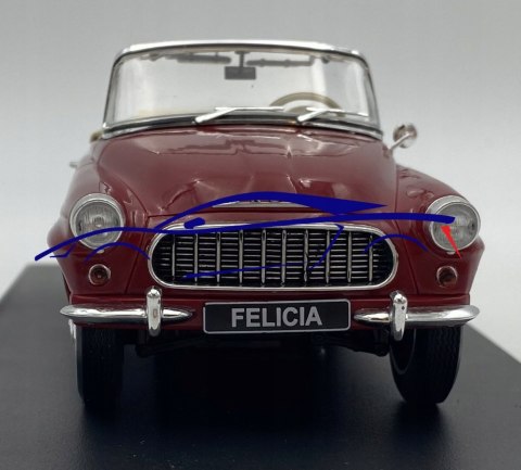 Skoda Felicia cabrio model 124154 WhiteBox 1:24 Skoda Felicia cabrio model 124154 WhiteBox 1:24