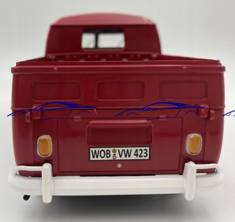 VW Type 2 T1 Double Cab Pickup 1:24 Motormax 79343 VW Type 2 T1 Double Cab Pickup 1:24 Motormax 79343