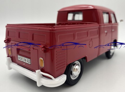 VW Type 2 T1 Double Cab Pickup 1:24 Motormax 79343 VW Type 2 T1 Double Cab Pickup 1:24 Motormax 79343