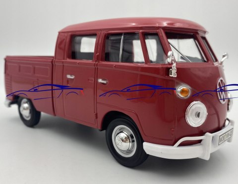 VW Type 2 T1 Double Cab Pickup 1:24 Motormax 79343 VW Type 2 T1 Double Cab Pickup 1:24 Motormax 79343