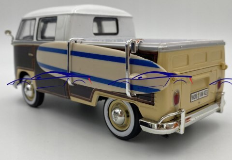 VW Type 2 T1 Pickup z deską 1:24 Motormax 79560 VW Type 2 T1 Pickup z deską 1:24 Motormax 79560