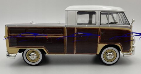 VW Type 2 T1 Pickup z deską 1:24 Motormax 79560 VW Type 2 T1 Pickup z deską 1:24 Motormax 79560