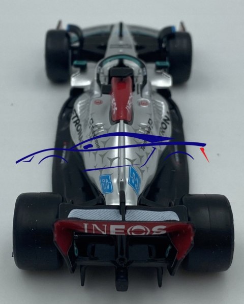 Bolid F1 MERCEDES W13 E #63 Russell Bburago 1:43 Bolid F1 MERCEDES W13 E #63 Russell Bburago 1:43