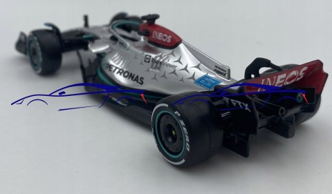 Bolid F1 MERCEDES W13 E #63 Russell Bburago 1:43 Bolid F1 MERCEDES W13 E #63 Russell Bburago 1:43