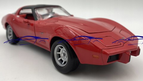 Chevrolet Corvette 1979 red 1:24 Motormax 73244 Chevrolet Corvette 1979 red 1:24 Motormax 73244