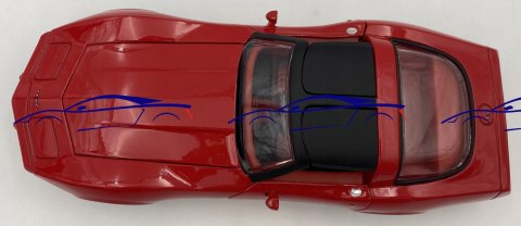 Chevrolet Corvette 1979 red 1:24 Motormax 73244 Chevrolet Corvette 1979 red 1:24 Motormax 73244