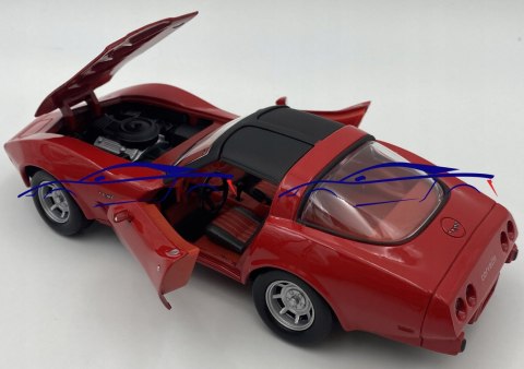 Chevrolet Corvette 1979 red 1:24 Motormax 73244 Chevrolet Corvette 1979 red 1:24 Motormax 73244