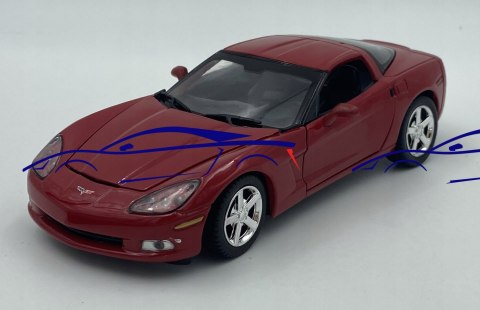 Chevrolet Corvette C6 2005 1:24 Motormax 73270 Chevrolet Corvette C6 2005 1:24 Motormax 73270