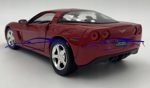 Chevrolet Corvette C6 2005 1:24 Motormax 73270 Chevrolet Corvette C6 2005 1:24 Motormax 73270