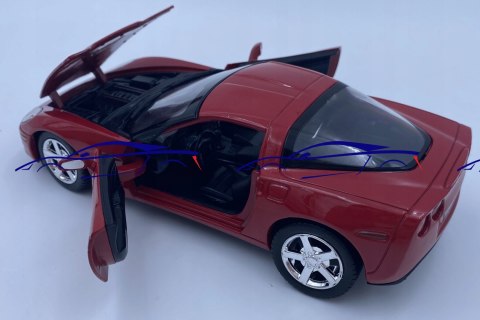 Chevrolet Corvette C6 2005 1:24 Motormax 73270 Chevrolet Corvette C6 2005 1:24 Motormax 73270