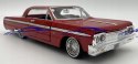 Chevrolet Impala red 1964 1:24 Motormax 73259