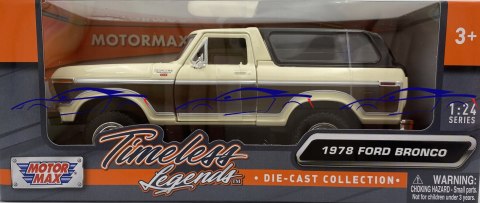 Ford Bronco (hard top) 1978 1:24 Motormax 79371 Ford Bronco (hard top) 1978 1:24 Motormax 79371