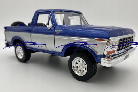 Ford Bronco (open top) 1978 1:24 Motormax 79372 Ford Bronco (open top) 1978 1:24 Motormax 79372