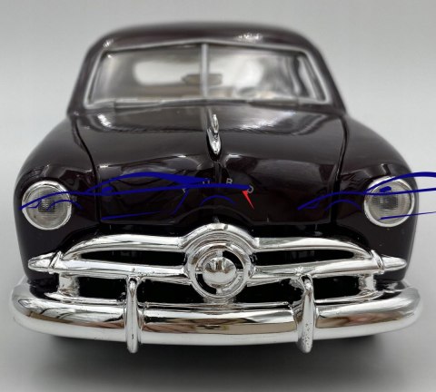 Ford Coupe 1949 model metalowy 1:24 Motormax 73213 Ford Coupe 1949 model metalowy 1:24 Motormax 73213