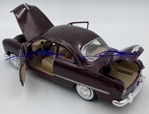 Ford Coupe 1949 model metalowy 1:24 Motormax 73213 Ford Coupe 1949 model metalowy 1:24 Motormax 73213