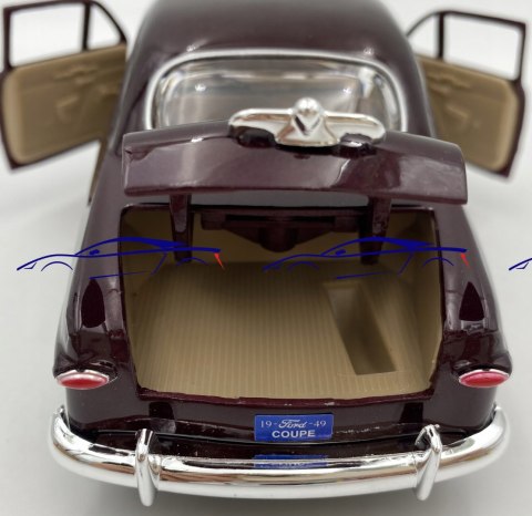 Ford Coupe 1949 model metalowy 1:24 Motormax 73213 Ford Coupe 1949 model metalowy 1:24 Motormax 73213