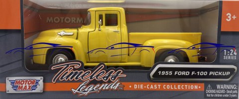 Ford F-100 Pickup 1955 1:24 Motormax 79341 Ford F-100 Pickup 1955 1:24 Motormax 79341