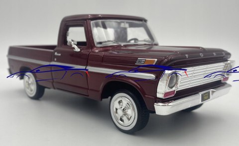 Ford F-100 Pickup 1969 1:24 Motormax 79315 Ford F-100 Pickup 1969 1:24 Motormax 79315