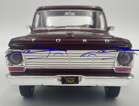 Ford F-100 Pickup 1969 1:24 Motormax 79315 Ford F-100 Pickup 1969 1:24 Motormax 79315