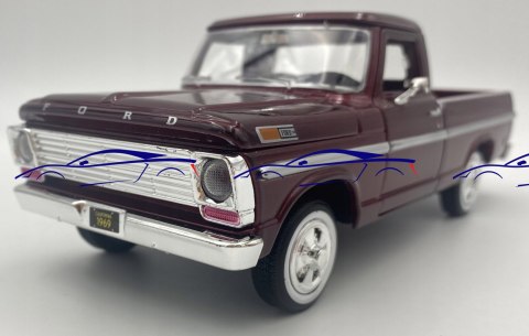 Ford F-100 Pickup 1969 1:24 Motormax 79315 Ford F-100 Pickup 1969 1:24 Motormax 79315
