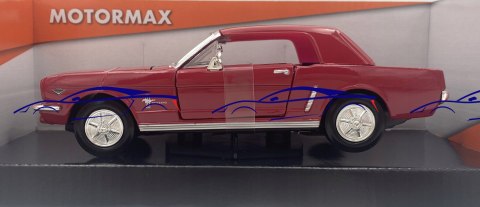 Ford MUSTANG 1/2 coupe 1964 1:24 Motormax 73273 Ford MUSTANG 1/2 coupe 1964 1:24 Motormax 73273