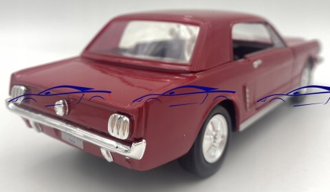 Ford MUSTANG 1/2 coupe 1964 1:24 Motormax 73273 Ford MUSTANG 1/2 coupe 1964 1:24 Motormax 73273