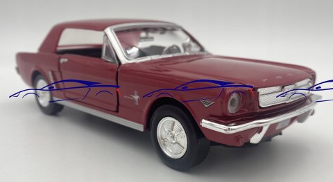 Ford MUSTANG 1/2 coupe 1964 1:24 Motormax 73273 Ford MUSTANG 1/2 coupe 1964 1:24 Motormax 73273