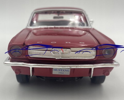 Ford MUSTANG 1/2 coupe 1964 1:24 Motormax 73273 Ford MUSTANG 1/2 coupe 1964 1:24 Motormax 73273