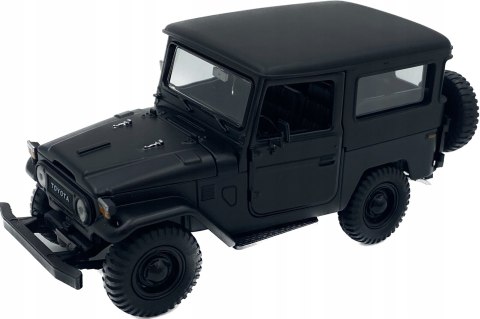 Toyota FJ 40 Hard Top 1:24 black Motormax 79323