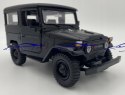 Toyota FJ 40 Hard Top 1:24 black Motormax 79323