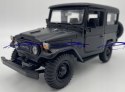 Toyota FJ 40 Hard Top 1:24 black Motormax 79323