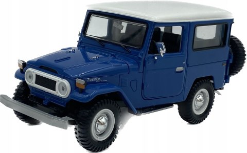 Toyota FJ 40 Hard Top 1:24 blue Motormax 79323