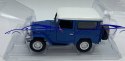 Toyota FJ 40 Hard Top 1:24 blue Motormax 79323