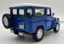 Toyota FJ 40 Hard Top 1:24 blue Motormax 79323