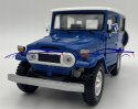 Toyota FJ 40 Hard Top 1:24 blue Motormax 79323