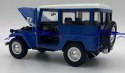 Toyota FJ 40 Hard Top 1:24 blue Motormax 79323