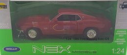 1969 FORD MUSTANG BOSS 429 metal model Welly 1:24