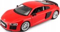 AUDI R8 V10 plus red 1:24 model Maisto 31513